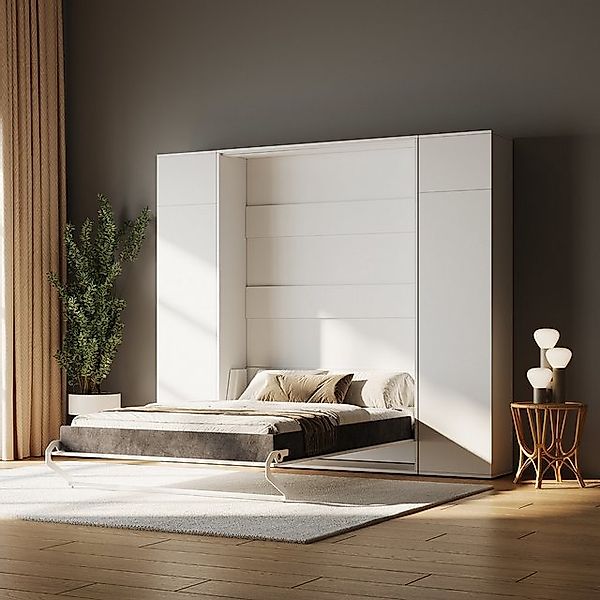 SMARTBett Schrankbett Schrankbett Set M1 140x200 + 2 Schränke Weiss (Schran günstig online kaufen