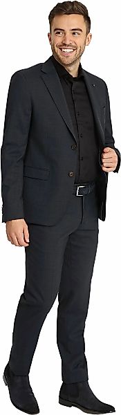 Suitable Strato Pied De Poule Suit Wool Navy - Größe 48 günstig online kaufen