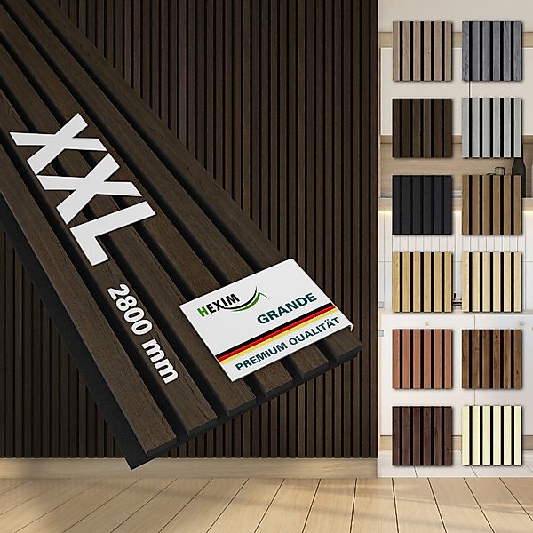 Hexim Wandpaneel, (Akustikpaneele 280x30cm Holzpaneele Grande günstig online kaufen
