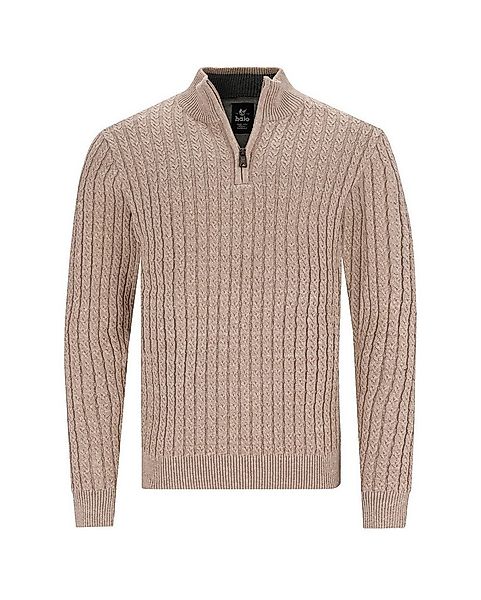 Hajo Strickpullover Troyerpullover mit Zopfmuster günstig online kaufen