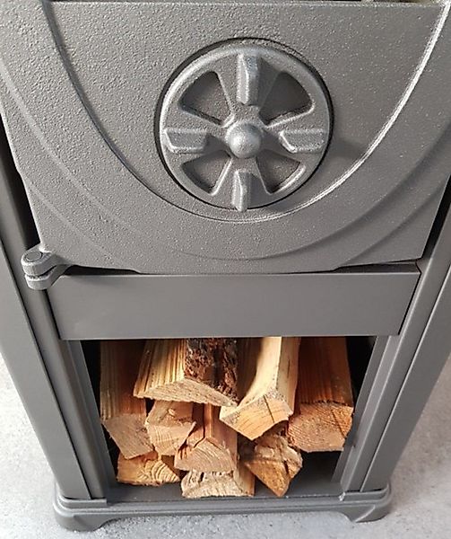 ECOfoxx Kaminofen Okta mit Herdplatte, creme, günstig online kaufen