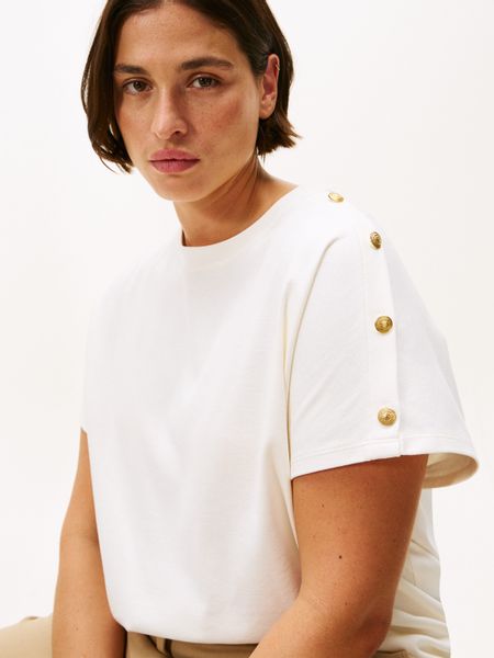 Tommy Hilfiger Curve Kurzarmshirt CRV GOLD günstig online kaufen