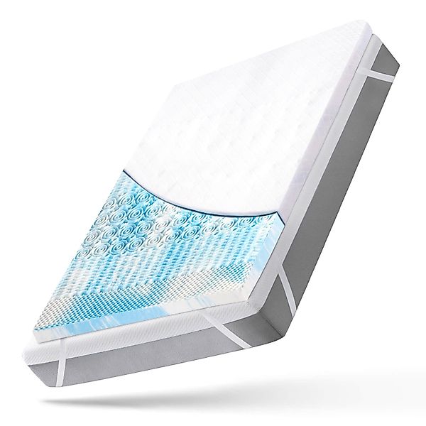 Wenta, Topper Gel-Memory-Schaum, 5-Zonen-Druckentlastung, 5 cm günstig online kaufen