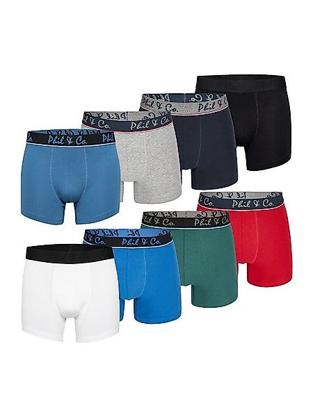 Phil & Co. Boxer Herren Männer Retroshorts Boxershorts Trunks (8-St) gedruc günstig online kaufen