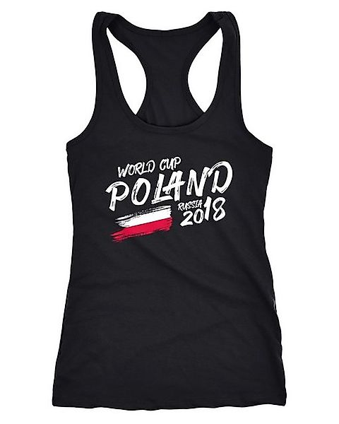 MoonWorks Tanktop Damen Tanktop Polen Poland Polska Fußball WM Weltmeisters günstig online kaufen