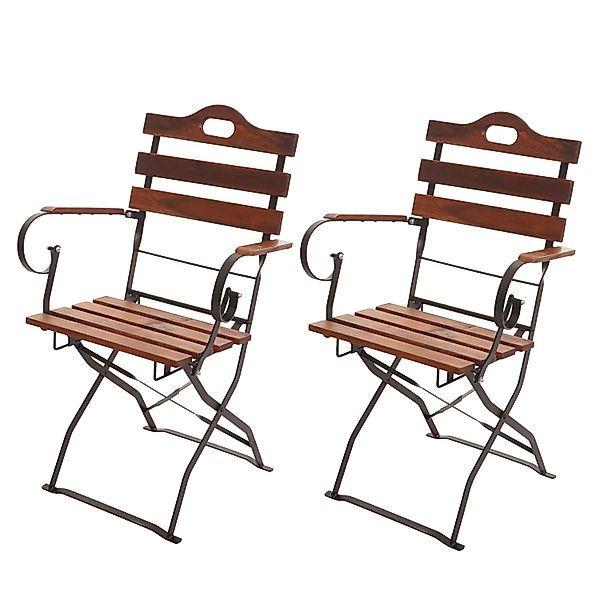 MCW Gartenstuhl MCW-J40-S (2er), Zusammenklappbar, Hochwertige günstig online kaufen