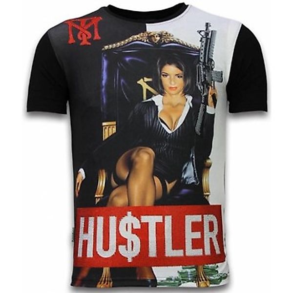 Local Fanatic  T-Shirt Hu$tler Digital Strass günstig online kaufen