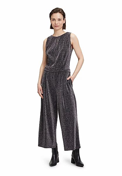 Betty&Co Overall "Betty & Co Jumpsuit ohne Arm", (1 tlg.), Falten günstig online kaufen