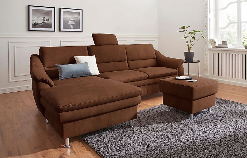 sit&more Ecksofa Cardoso L-Form, mit Federkern, günstig online kaufen