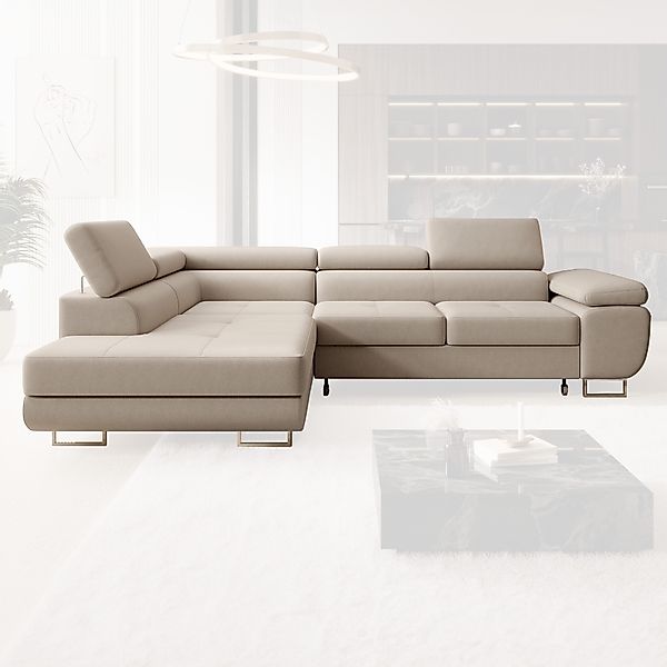 NEXT COLLECTION Ecksofa Wild, Verstellbare Kopfstützen, günstig online kaufen