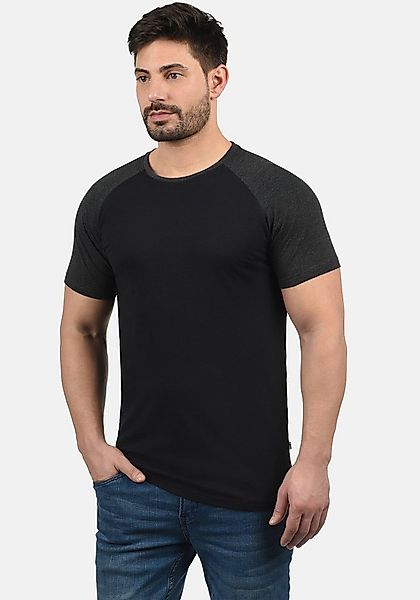 !Solid Rundhalsshirt SDBastian Kurzarmshirt im Baseball-Look günstig online kaufen