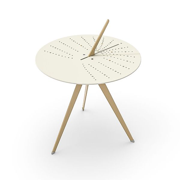 Sundial Table - Sonnenuhr und Tisch Sandgelb RAL 1002 günstig online kaufen