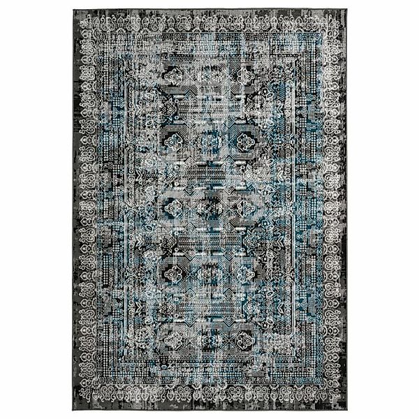 360Living Teppich Ariya blau B/L: ca. 80x150 cm günstig online kaufen