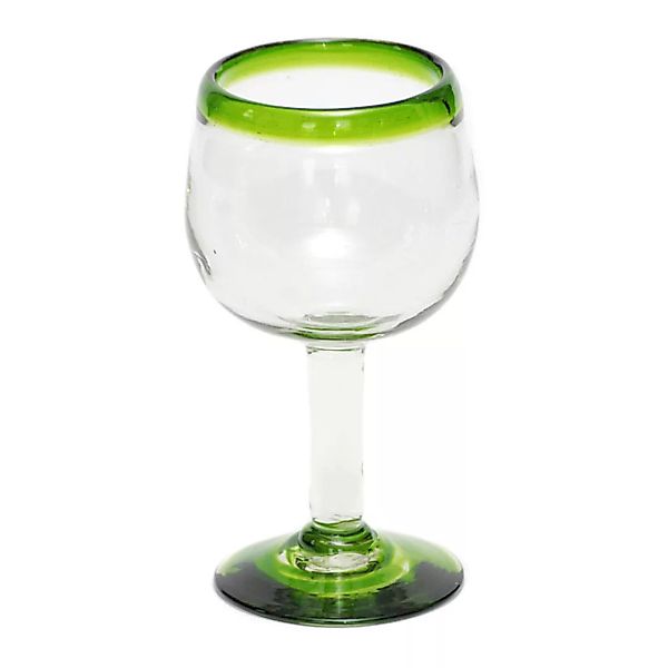 Weinglas Aus Recyclingglas, Mundgeblasen günstig online kaufen