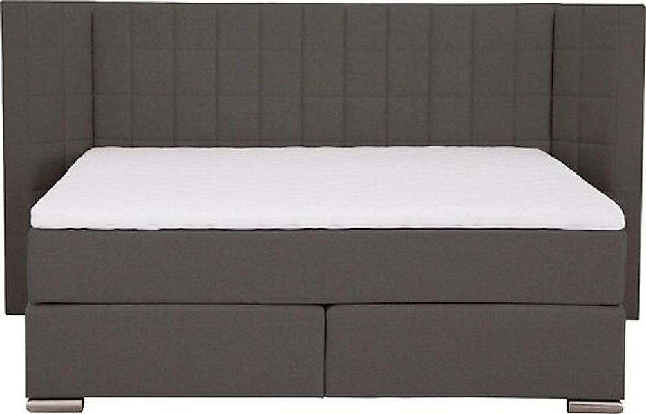 Places of Style Boxspringbett "Piazza", mit Steppung und Kopfteil mit seitl günstig online kaufen