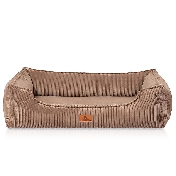 Knuffelwuff Hundebett Nunavut Orthopädisch Cord XXL 120 x 85cm Braun günstig online kaufen