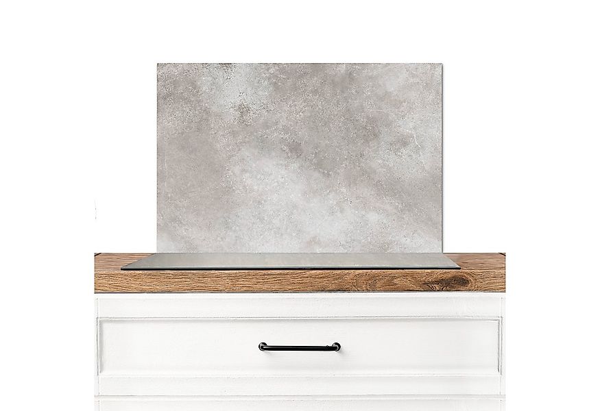 MuchoWow Küchenrückwand Beton - Grau, (1-tlg), Spritzschutz Küche, Küchende günstig online kaufen