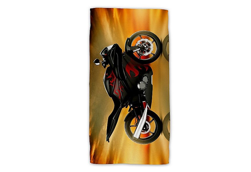 Jerry Fabrics Strandtuch Motorbike Baumwolle Frottee Badetuch mit Premium D günstig online kaufen