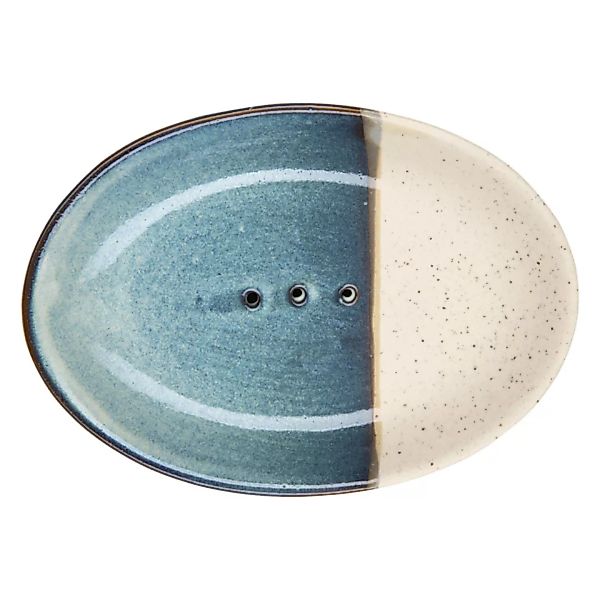 Ovale Seifenschale Aus Steinzeug Mit Bunten Mustern 14 Cm (Por016, Por042, günstig online kaufen