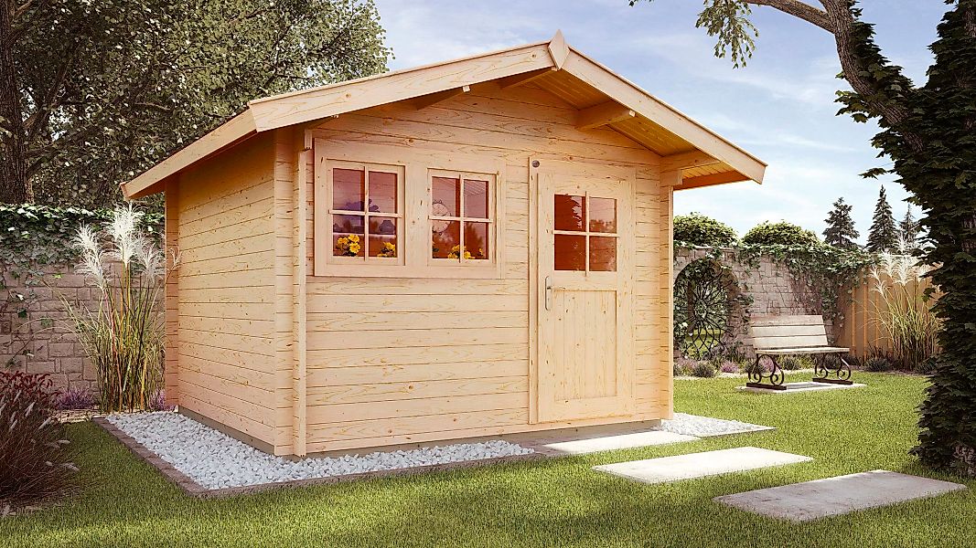 weka Gartenhaus "139 A Gr.3, 45 mm, natur" günstig online kaufen