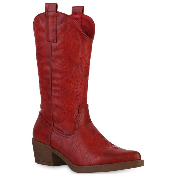 VAN HILL 840208 Cowboystiefel Damen Cowboystiefel günstig online kaufen