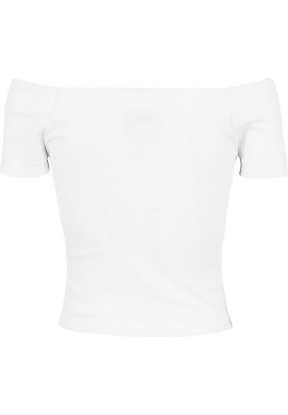 URBAN CLASSICS T-Shirt Urban Classics Damen Ladies Off Shoulder Rib Tee (1- günstig online kaufen