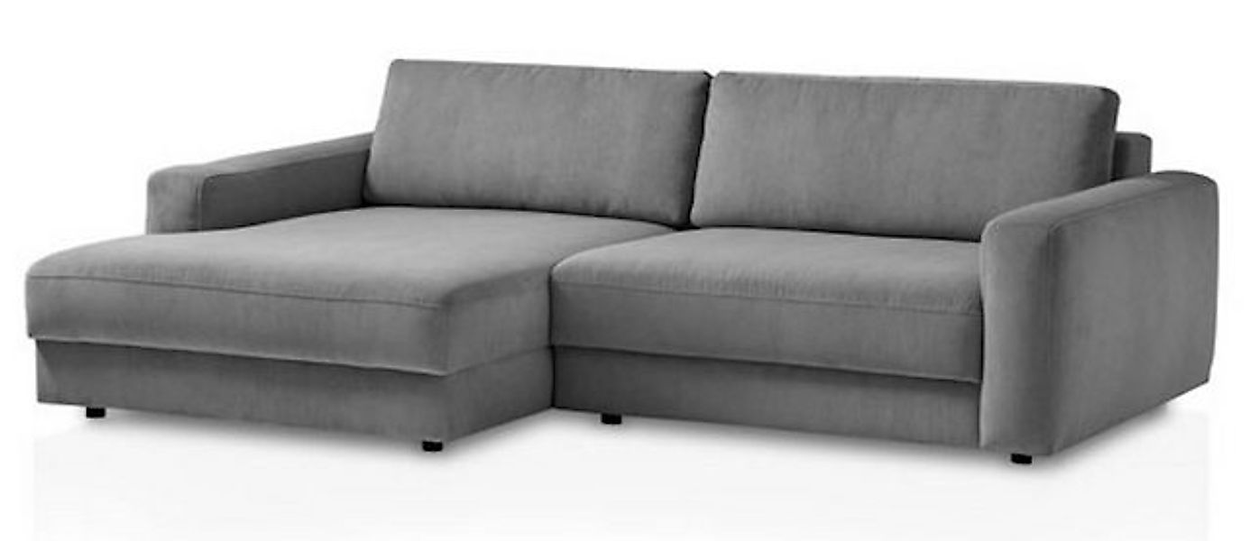 Feldmann-Wohnen Ecksofa Bogota, Bogota 1 Teile, 250x176x84cm grau Recamiere günstig online kaufen