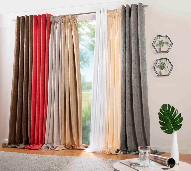 DecoHome24 Gardine Brillant Meliert (2 St), günstig online kaufen