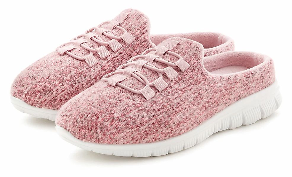 Vivance Hausschuh "Sneaker" Slipper, Pantoffel, Pantolette, Clog VEGAN günstig online kaufen