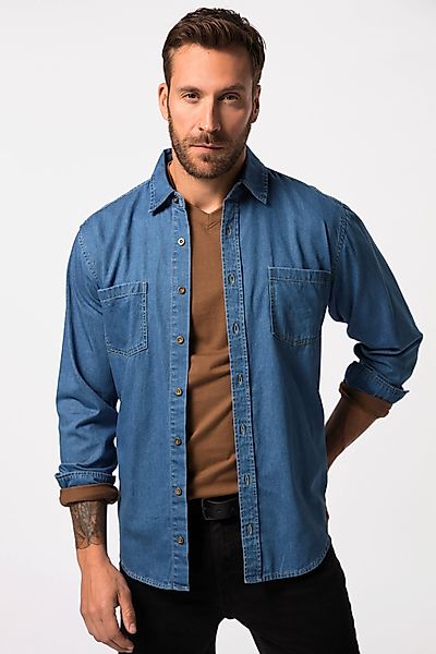 JP1880 Businesshemd Jeanshemd Langarm Kentkragen Modern günstig online kaufen