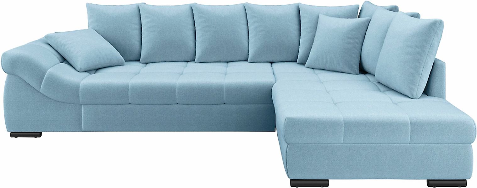 Mr. Couch Ecksofa "Pietro, L-Form, mit Bett, wahlweise mit Kaltschaum" mit günstig online kaufen