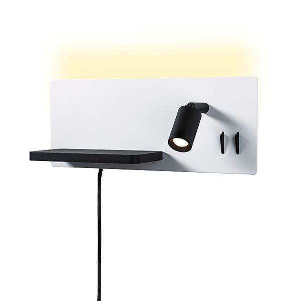Paulmann "LED Wandleuchte Serra USB C 2700K 650lm / 200lm 230V 5,5W / 2,6W günstig online kaufen