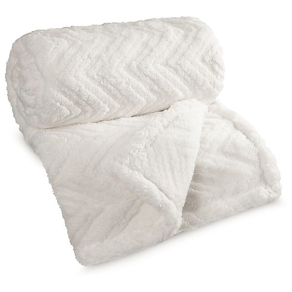 Wohndecke HYGGE Kuscheldecke mit Fischgrät-Struktur, Design91, günstig online kaufen
