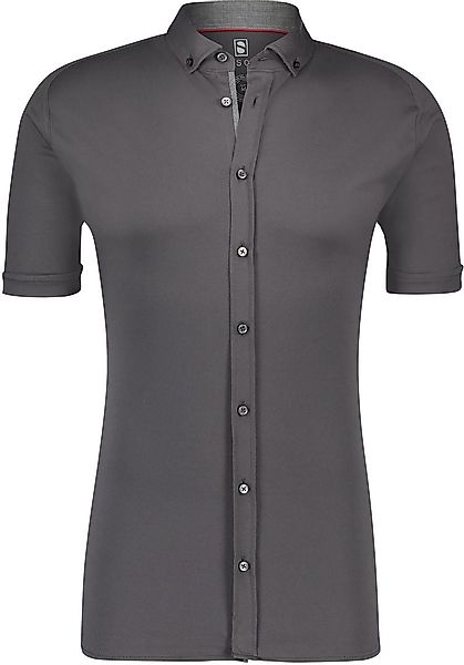 DESOTO Hemd Bügelfrei Uni Dunkelgrau 083 - Größe XXL günstig online kaufen