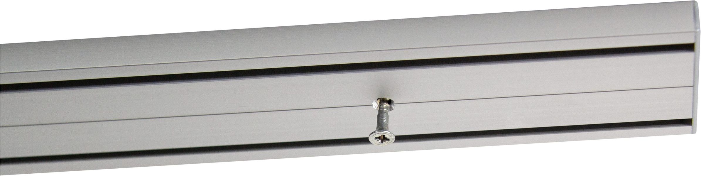 GARESA Gardinenschiene "Profil 363 Deckenmontage" Ø 20 mm 2 läufig-läufig W günstig online kaufen
