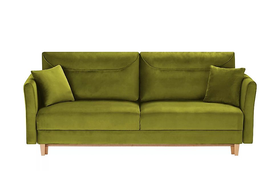 finya Schlafsofa  Thomas - grün - 218 cm - 95 cm - 98 cm - Polstermöbel > S günstig online kaufen
