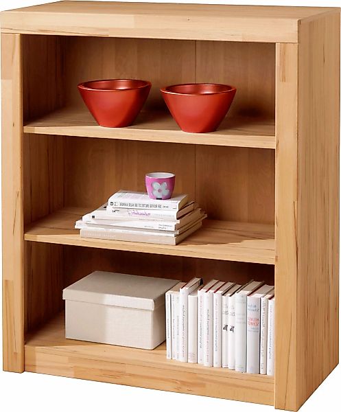 VOGL Möbelfabrik Bücherregal "Toronto" in 2 Höhen, Breite 90 cm, teilmassiv günstig online kaufen