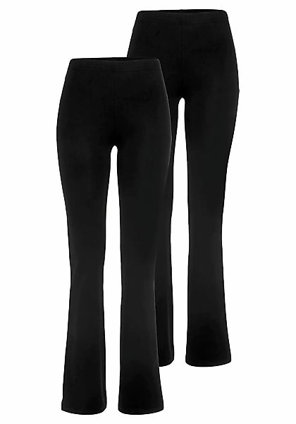 Flashlights Leggings, (Packung, 2 tlg., 2er-Pack), mit leicht ausgestelltem günstig online kaufen