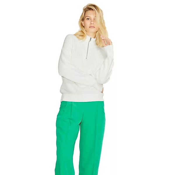 Jjxx Leya Twist Halber Reißverschluss Sweater XL Snow White günstig online kaufen