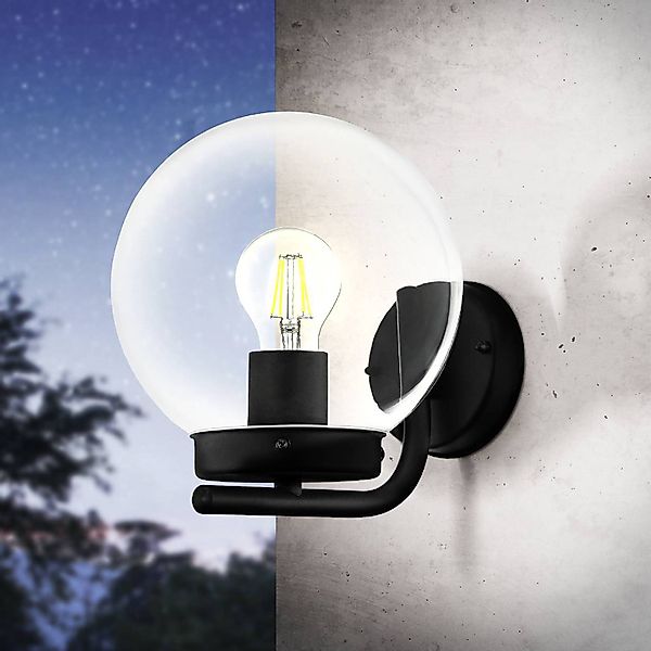 EGLO Wandleuchte »TAVERNA Wandlampe - Stahl verzinkt - E27 - 1X28W - IP44« günstig online kaufen