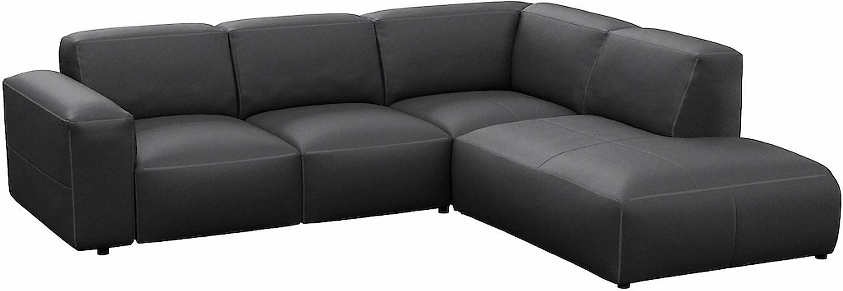 FLEXLUX Ecksofa "Lucera, super Sitzkomfort durch Kaltschaum im Sitz, L-Form günstig online kaufen