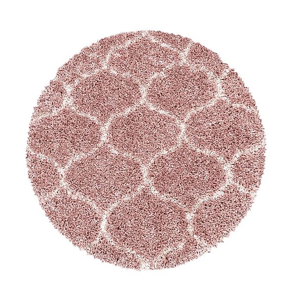 Carpettex Hochflor-Teppich Skandinavisches Design, Rund, Höhe: günstig online kaufen