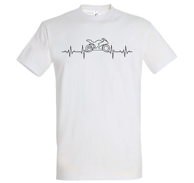 Youth Designz Print-Shirt Heartbeat Motorrad Herren günstig online kaufen