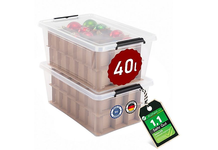 astor24 Aufbewahrungsbox 2er Aufbewahrungsbox Weihnachten Christmasbox Chri günstig online kaufen