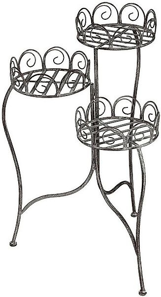 Ambiente Haus Blumenhocker Blumenständer in grau (H) 70cm (1 St) günstig online kaufen