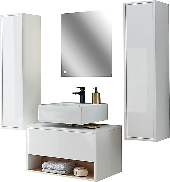 Places of Style Badmöbel-Set »Studio Line, Bad im modernen Design, 4-teilig günstig online kaufen