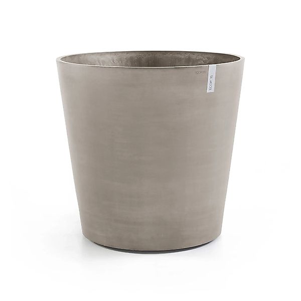Ecopots Pflanztopf Amsterdam Rollen Taupe Ø 100 cm / Höhe 87,5 cm günstig online kaufen