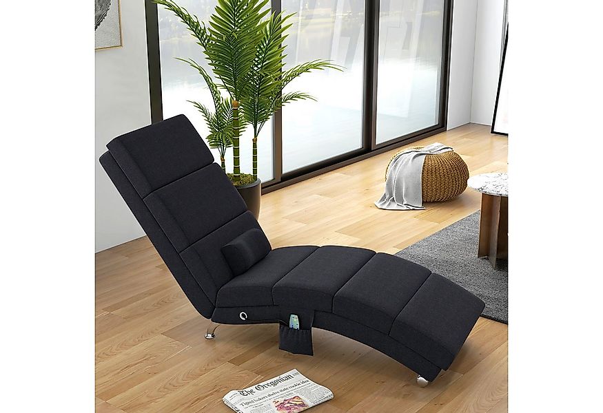 HOMCOM Massagesessel Relaxliege mit Massagefunktion (Elektrischer Loungeses günstig online kaufen