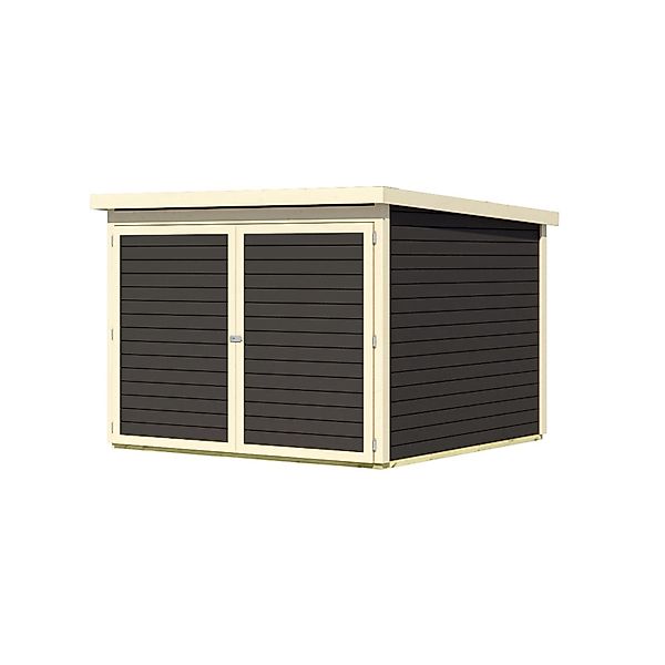 Karibu Fahrradgarage Terragrau 167 x 209 x 212 cm günstig online kaufen