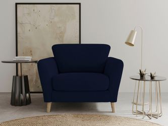 Home affaire Sessel MARSEILLE, Massivholzbeine Eiche, günstig online kaufen